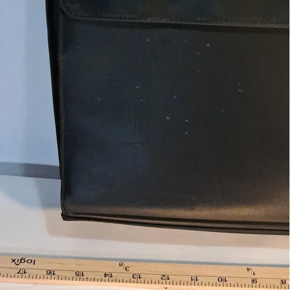 Kenneth Cole Reaction Black Nylon Laptop Briefcase Bag - Picture 6 of 12